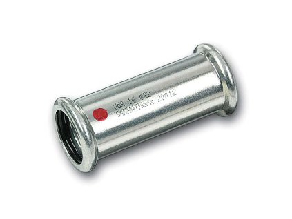 SANHA-therm 24270s NÁTRUBEK   18 vni -bez zarážky-s konci na lisování  124270S18