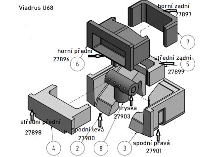 Viadrus U68 rozkres +popis