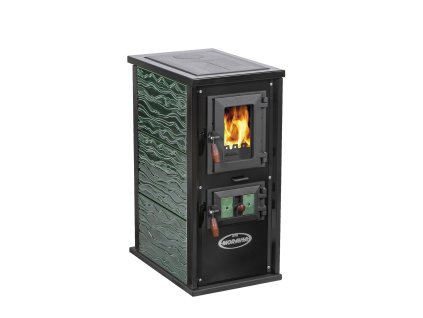 9190 lahvove zelena s ovladacimi prvky z lakovaneho dreva