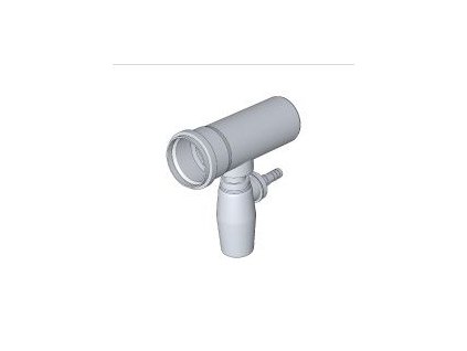 BRILON T-KUS PŘÍMÝ DN 80x140 S ODVODEM KONDENZÁTU  52109390