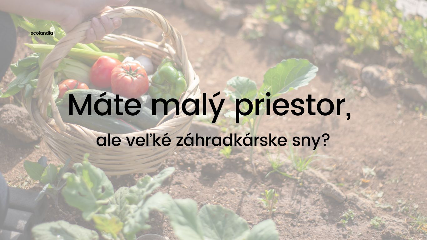 Máte malý priestor, ale veľké záhradkárske sny? Tu sú riešenia!