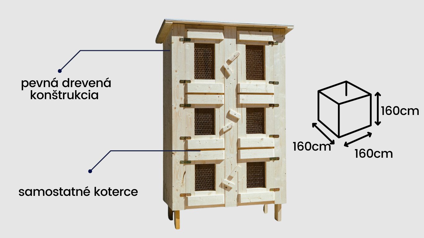zajacinec konstrukcia detail