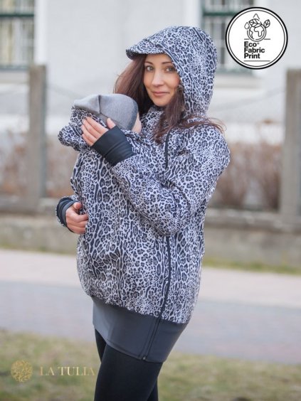 Nosicí bunda - Leopard šedý