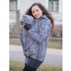 3v1 Těhotenská / nosící / dámská. Leopard šedý