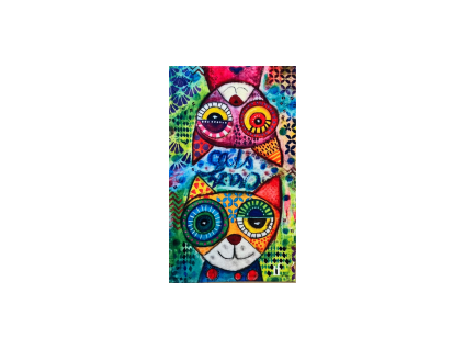 Ručník Crazy cats 30x50 cm laufernice