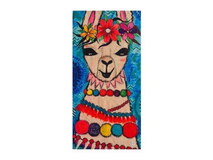 Lama Queen ručník 50x100 cm laufernice