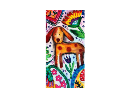 Ručník Psí radost 50x100 cm laufernice