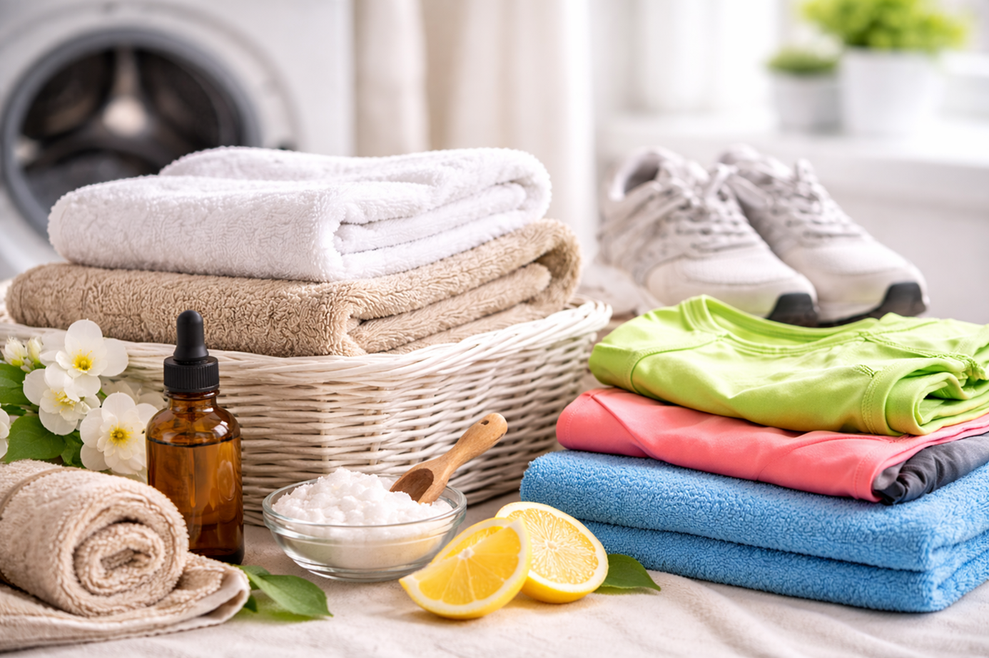 Ako odstrániť zatuchnutý zápach z uterákov a športového oblečenia (a ako pomôžu parfumové oleje)