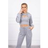 Športová 3-dielna bavlnená súprava Šedá