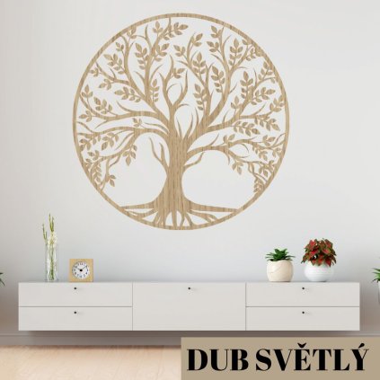 Dřevěný obraz STROM ŽIVOTA