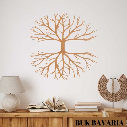 dřevěný strom na zeď