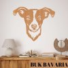 Dřevěný obraz jack russel