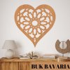 dřevěné srdce na zeď