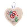 Vonné levandulové srdíčko k zavěšení s BIO levandulí recklo látka Lavandia