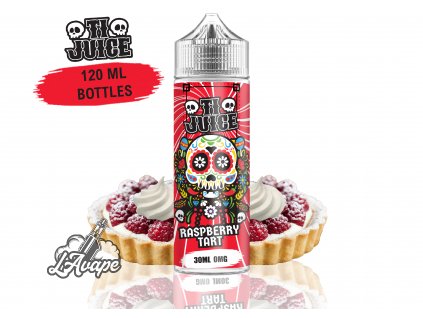 TI Juice - Raspberry Tart - SnV 30 ml v 120 ml lahvičce. Křupavé těsto, maliny, jemná sladká šlehačka. LAVAPE.CZ