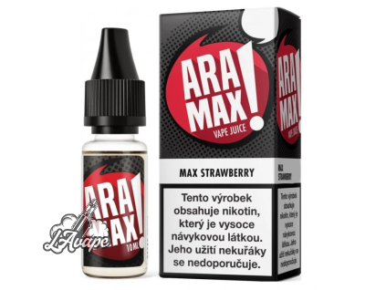 4514 e liquid aramax max strawberry 10ml jahoda