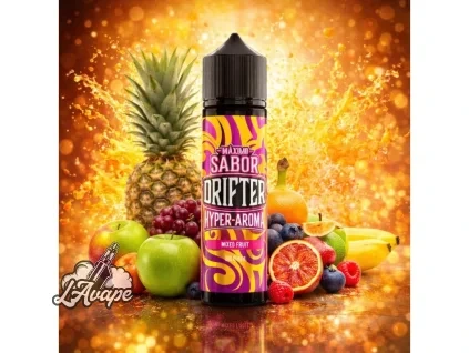 86101 velky juice sauz drifter juice hyper mixed fruit 5ml 60ml shake and vape