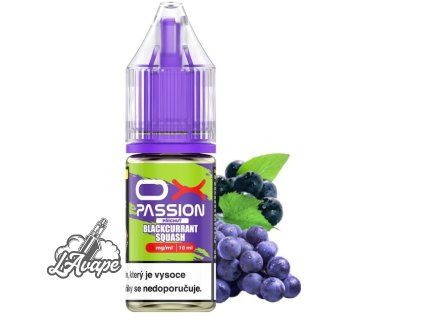 liquid oxva ox passion salts blackcurrant squash 10ml 10mg