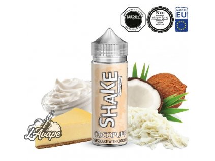 Příchuť 24ml v 120ml lahvičce - AEON SHAKE Coco Puff. Kokosový cheesecake. LAVAPE.CZ