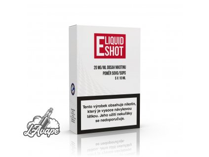 E-Liquid Shot Booster 20mg 5pack 50/50 - booster 20mg. lavape.cz