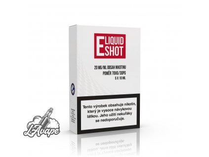 E-Liquid Shot Booster 20mg 5pack 70/30 - booster 20mg. lavape.cz