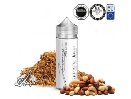 Příchuť 24ml v 120ml lahvičce - AEON Journey Classic Granmas Juice. Profil: Aromatický tabák, oříšky. lavape.cz