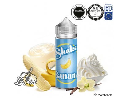 Příchuť 24ml v 120ml lahvičce - AEON SHAKE Banana. Profil: banán, krém, custard. LAVAPE.CZ