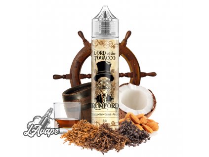 Lord Of The Tobacco - Rumford SnV 12 ml v 60 ml lahvičce. Dýmkový tabák, rum, mandle, kokos - lavape.cz