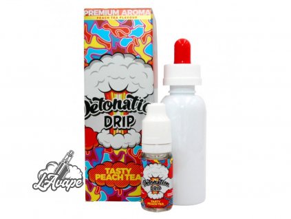 Detonation Drip Tasty Peach Tea. 10 ml aroma - broskvový čaj. lavape.cz