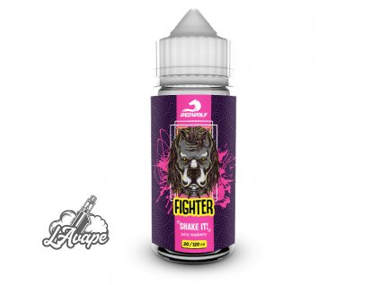 Příchuť 20 ml v 120 ml lahvičce - Red Wolf Fighter. Malina. lavape.cz