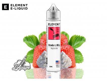 Element Strawbery Whip SNV - Zralé jahody s krémovou vanilkou. Svůdné jahody a smetana vytvářejí společně neodolatelnou chuť! - lavape.cz