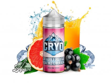 Infamous Cryo Grapefruit and Blackcurrant. Grep, černý rybíz, chladivé. 20ml SNV