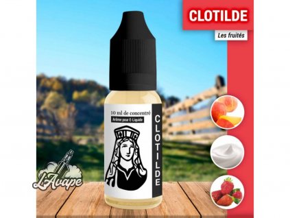 814 - Clotilde - Broskvový jogurt s jahodami 10 ml aroma - lavape.cz