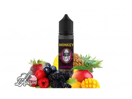 Příchuť SNV 12ml v 60ml lahvičce - Monkey Liquid Monkey Fruit - lavape.cz