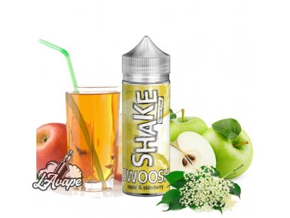 Příchuť 24ml v 120ml lahvičce - AEON SHAKE Swoosh. Profil: jablka, bezinka. LAVAPE.CZ