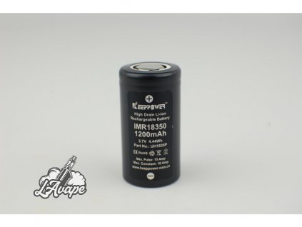 Baterie Keeppower IMR 18350 - 1200mAh - 10A - lavape.cz
