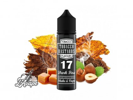 Flavormonks Tobacco Bastard No. 17 Dark Fire - Vydatná chuť tabákového kouře s nádechem ořechu, spáleného cukru a karamelu. - lavape.cz