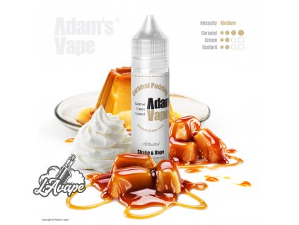 Adam´s Vape Caramel Puding SnV 12 ml - karamelový puding - lavape.cz