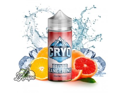 Infamous Cryo Blood Tangerine - Krvavý pomeranč, lépe řečeno červený se zde snoubí se sladkou mandarinkou. Nechte se unést touto chladivou citrusovou bombou, vychlazenou k dokonalosti. - lavape.cz