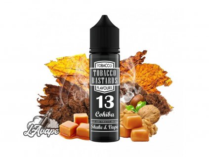 Flavormonks Tobacco Bastard No. 13 Cohiba - Lehká tabáková příchuť s jemným ořechovým nádechem a lehce kouřovým tabákem s opečeným karamelem a krémovým bourbonem. - lavape.cz