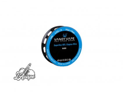 24116 vandy vape nichromovy drat superfine mtl clapton ni80 3 04m