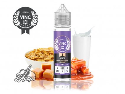 VINC Alice - netradiční mix snídaňových cereálií s mlékem, sladkou smetanou a karamelem. Po uzrání se jednotlivé složky smísí a vytvoří tak jedinečnou chuť sladkého zahuštěného mléka. Kombo které musíte zkusit! - lavape.cz