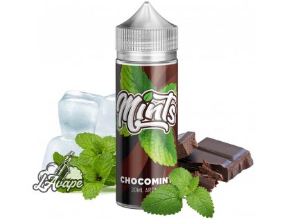 Produkt Mints Chocomint 30/120 ml SnV 30/120 ml SnV 30 ml aroma ve 120 ml Chubby gorila lahvičce. lavape.cz