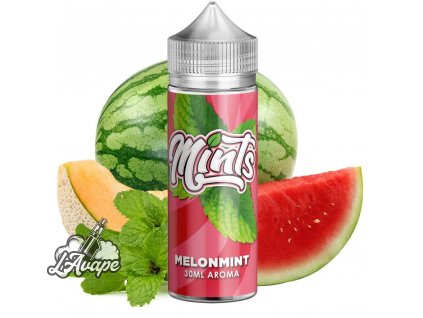 Produkt Mints Melonmint 30/120 ml SnV 30/120 ml SnV 30 ml aroma ve 120 ml Chubby gorila lahvičce. lavape.cz