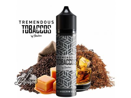 Příchuť 10ml v 60ml lahvičce - Tremendous Tobaccos Timberwolf 10/60ml -  LAVAPE.CZ