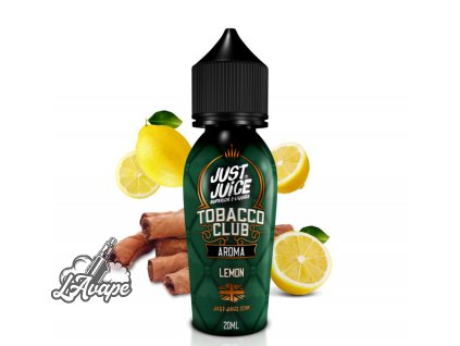 Příchuť SNV 20 ml v 60ml lahvičce - JUST JUICE – TOBACCO LEMON. lavape.cz