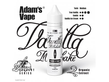 Příchuť SNV 12 ml v 60ml lahvičce - Adam´s Vape Vanilla Milkshake 12/60ml - lavape.cz