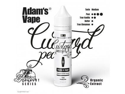 Příchuť SNV 12 ml v 60ml lahvičce - Adam´s Vape Custard Pears 12/60ml - lavape.cz