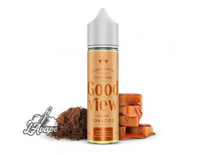 Příchuť SNV 20 ml v 60ml lahvičce - Scandal Flavors Good View Caramel Tobacco. lavape.cz