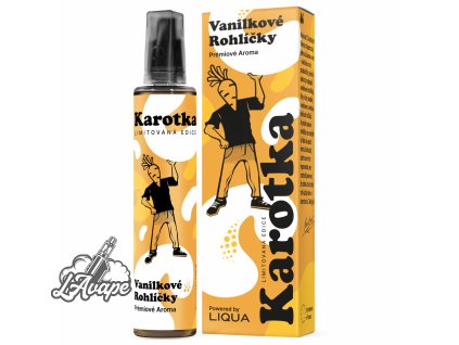 Příchuť SNV 12 ml v 70ml lahvičce - LIQUA x Karotka Mix&Go Vanilkové rohlíčky 12ml. lavape.cz